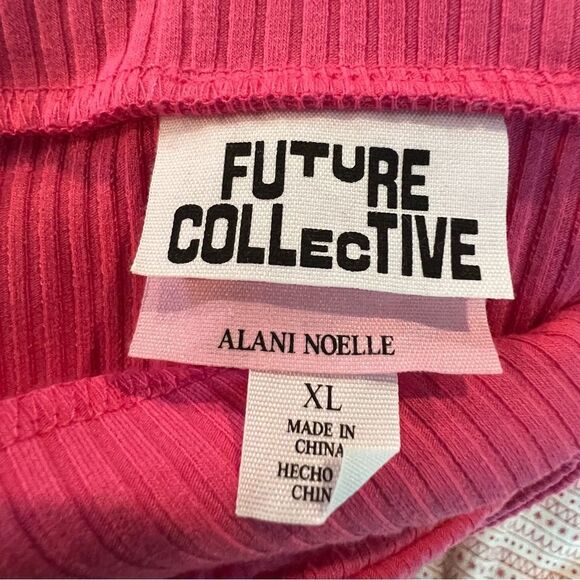 Future collective Alsni Noelle ribbed maxi skirt - Picture 6 of 10